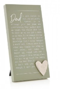 MOMENTS STANDING PLAQUE DAD